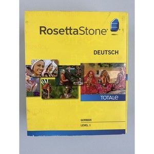 Rosetta Stone German Level 1 Language Learning Software Deutsch RosettaStone